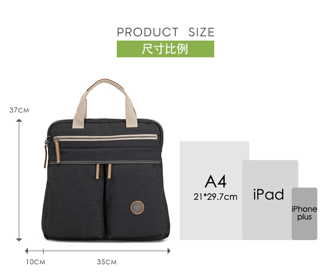 Kipling 城市探索霧灰前雙拉鍊手提後背兩用包-KOMORI S-EDGELAND系列
